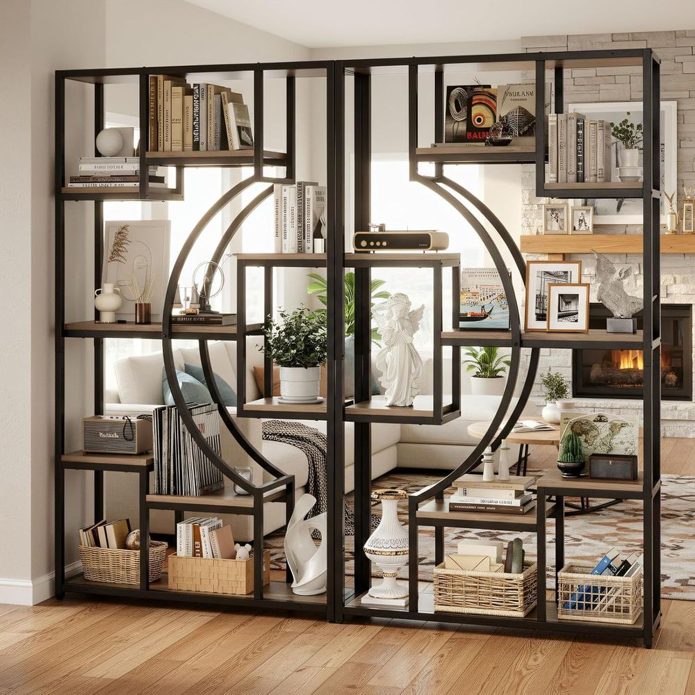 Storage - 70.8 inç yüksekliğinde 2 adet kitaplık