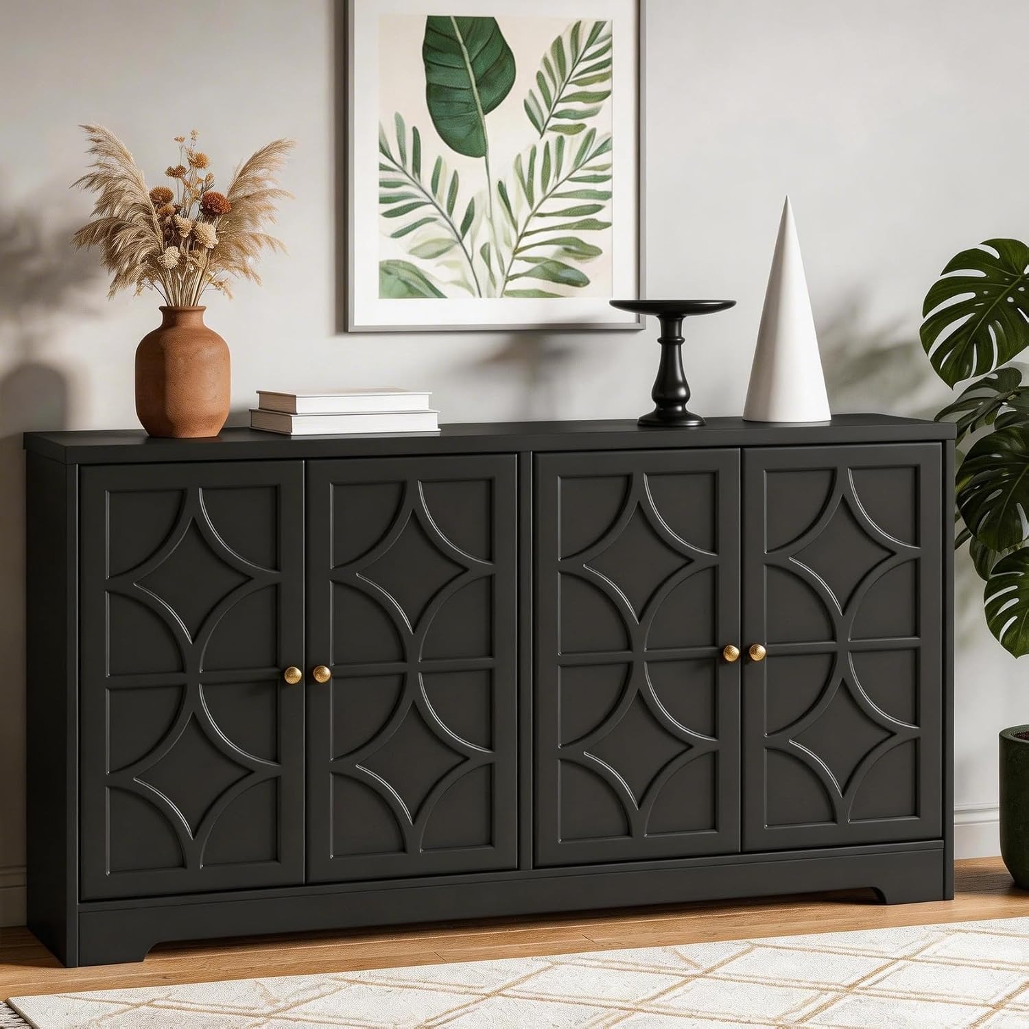 Storage - Depolama Alanlı Büfe Dolabı, 56 inç
