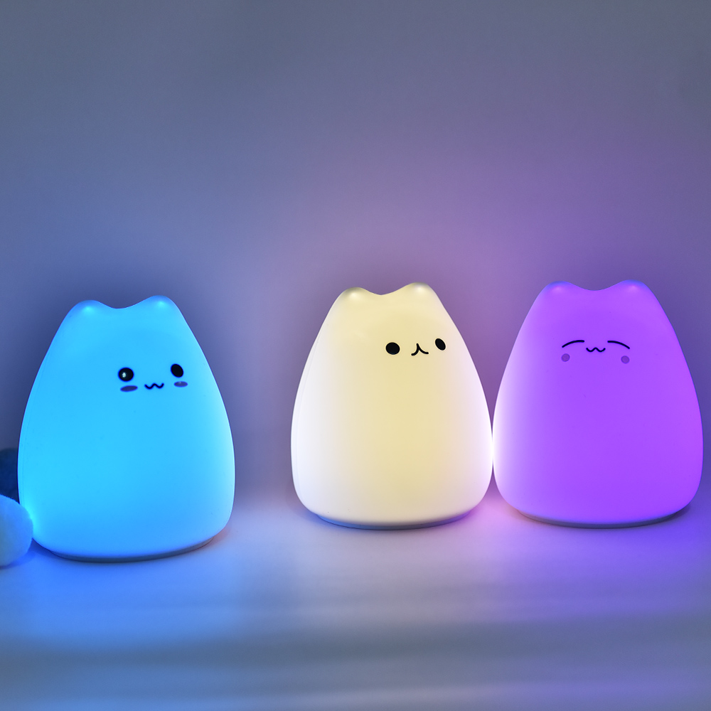 Floating Nightstand With Led Light - Çocuklar için LED Gece Lambası Bebek