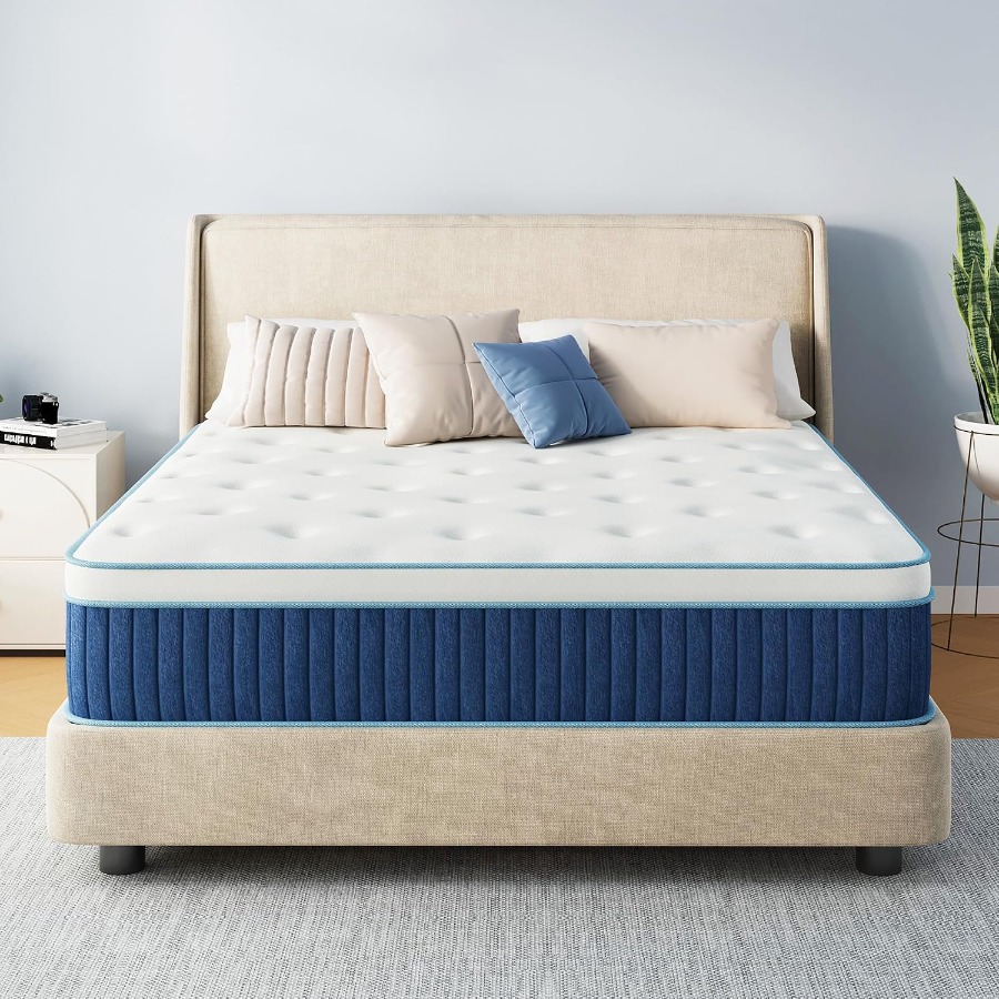 Memory Foam Mattress In A Box Queen - Yatak odası kullanımı için 12 inçlik,