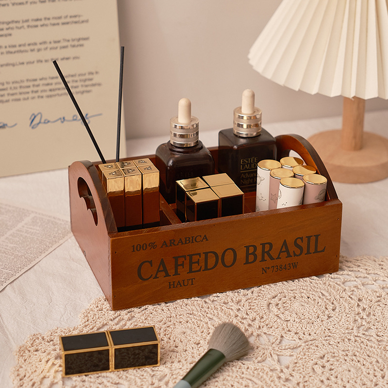 Zakka retro ahşap taşınabilir  - Storage incelemesi ve fiyatı