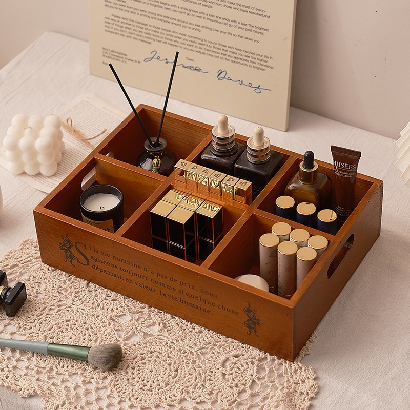 Zakka retro ahşap taşınabilir  - Storage incelemesi ve fiyatı