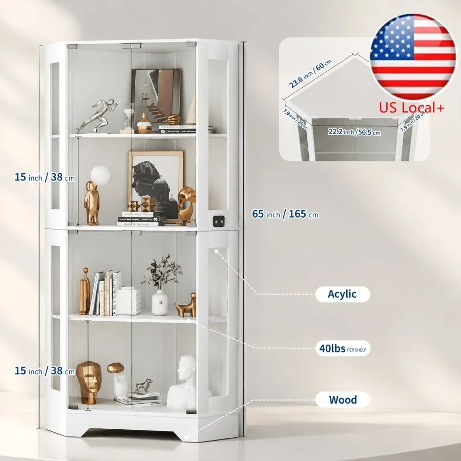 65 cm Beyaz Köşe Vitrini, Hare - Storage incelemesi ve fiyatı
