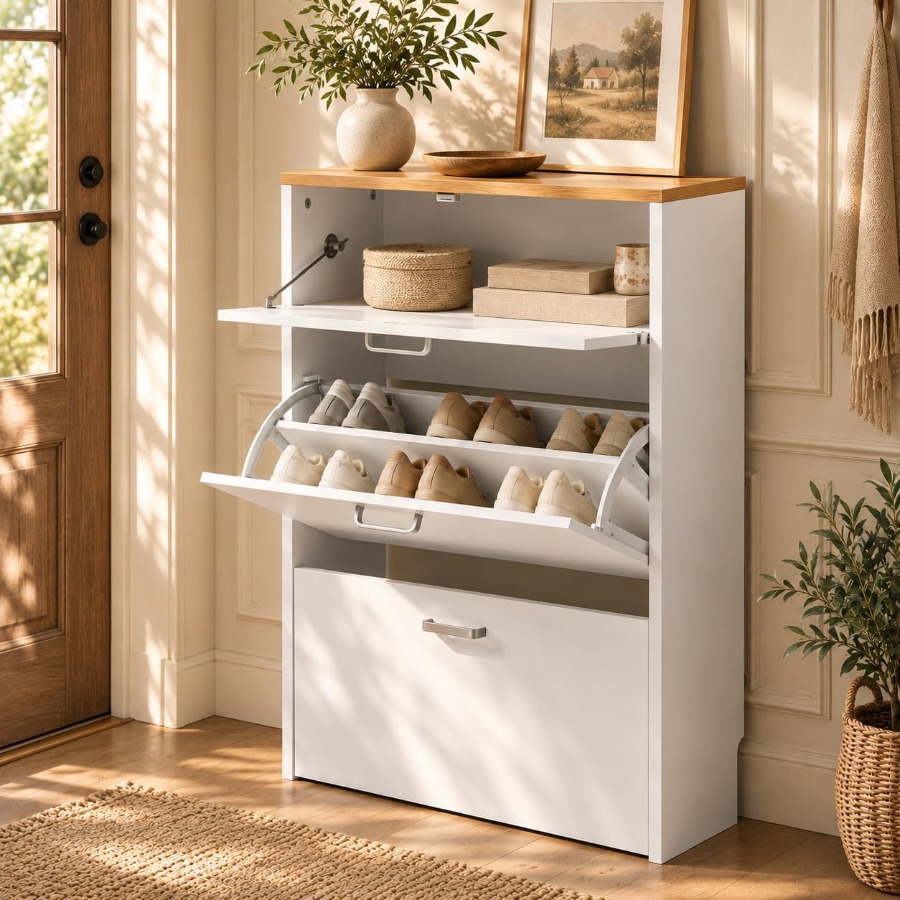 Giriş Alanı İçin Ayakkabı Dola - Shoe Rack Cabinet Narrow Entryway incelemesi ve fiyatı