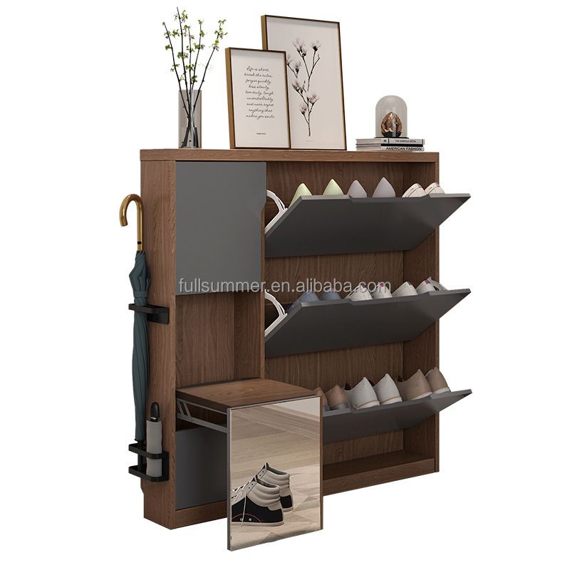 İnce Ayakkabı Dolabı, 17cm/6.7 - Shoe Rack Cabinet Narrow Entryway incelemesi ve fiyatı