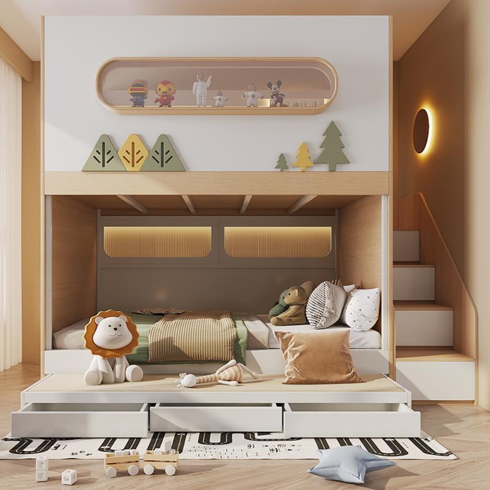 Uzay Kapsülü Tasarımlı, Kaydır - Bunk Bed With Stairs And Slide incelemesi ve fiyatı