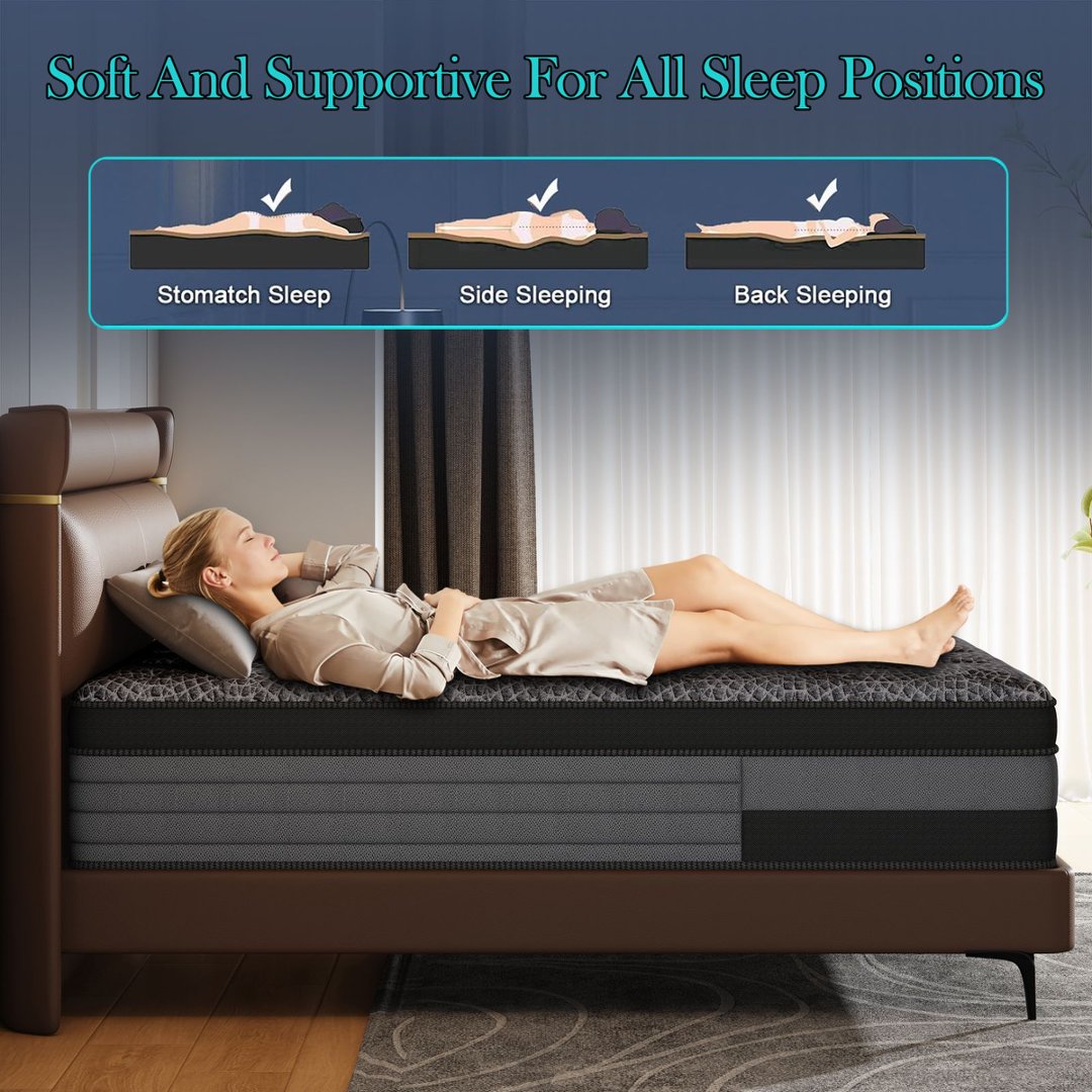 12/14 inç Hafızalı Köpük Yatak - Memory Foam Mattress In A Box Queen incelemesi ve fiyatı