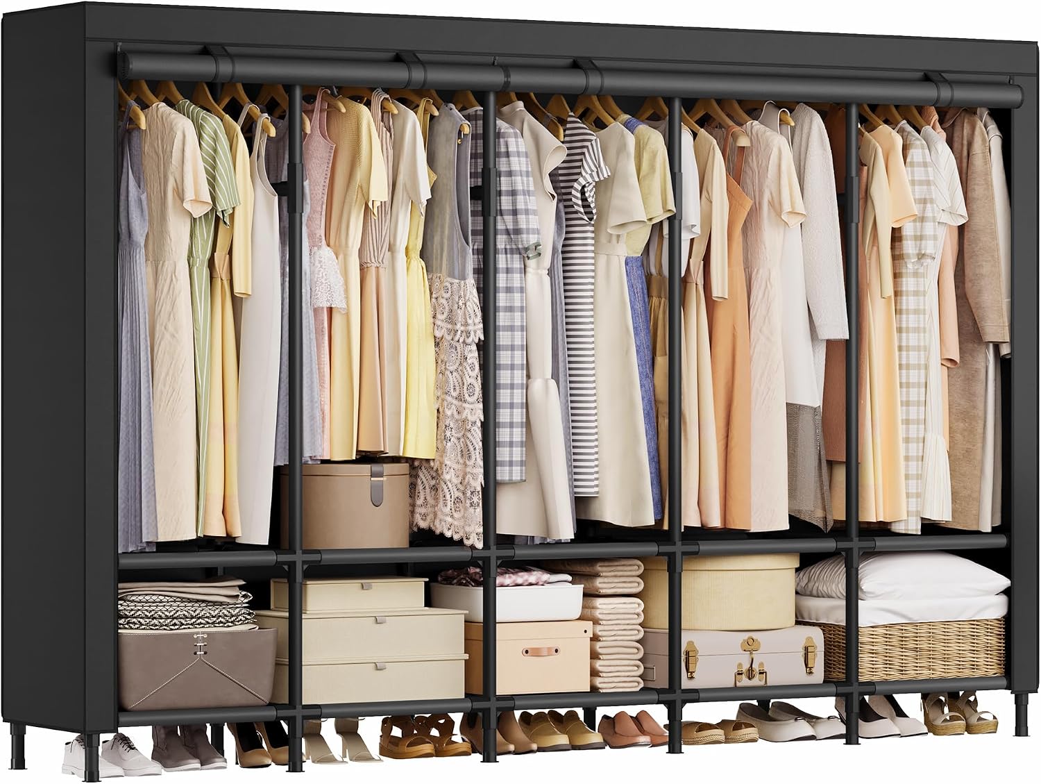 Taşınabilir Gardırop Dolabı 83 - Wardrobe Closet Portable Fabric Cover incelemesi ve fiyatı